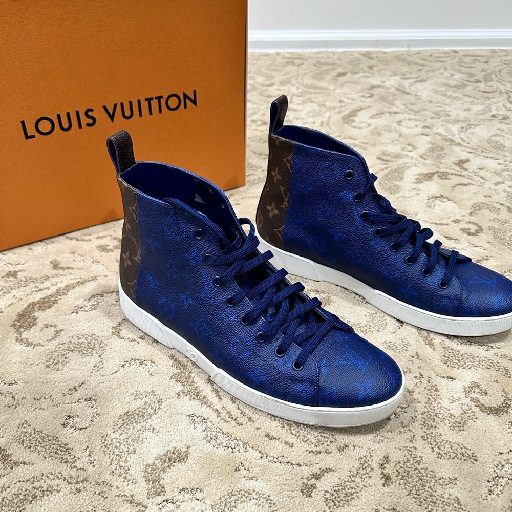 Authentic Men's Louis Vuitton (LV) sneaker boot